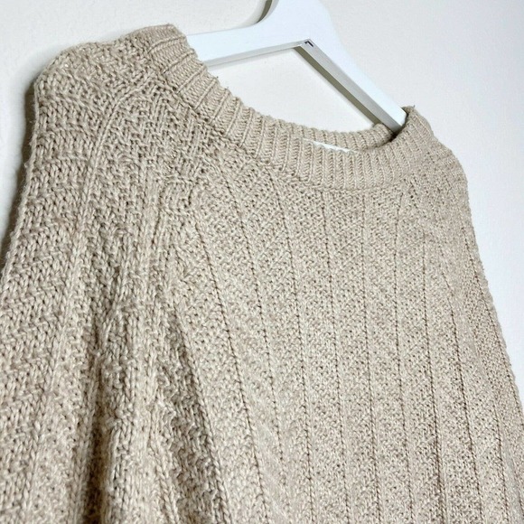H&M Tan Longer Length Multi Knit Sweater - Picture 2 of 9
